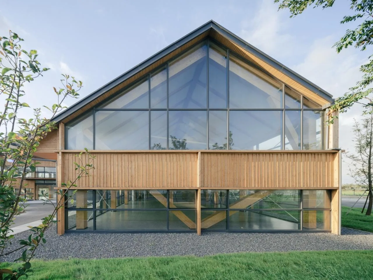 BIM Architecture | Wooden Home - Dafeng Wooden Structure R&D Center/CATS