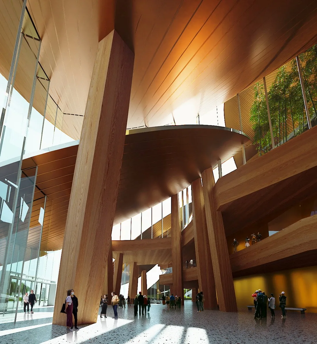 BIM Architecture | Anji 'Two Mountains' Future Science and Technology City Cultural and Art Center/MAD Ma Yansong's New Work