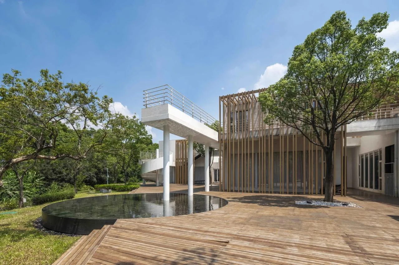 BIM Architecture | Multi level 'Lightness': Huangma Rural Revitalization Workstation and Rural Reception Room/Three dimensional Architecture