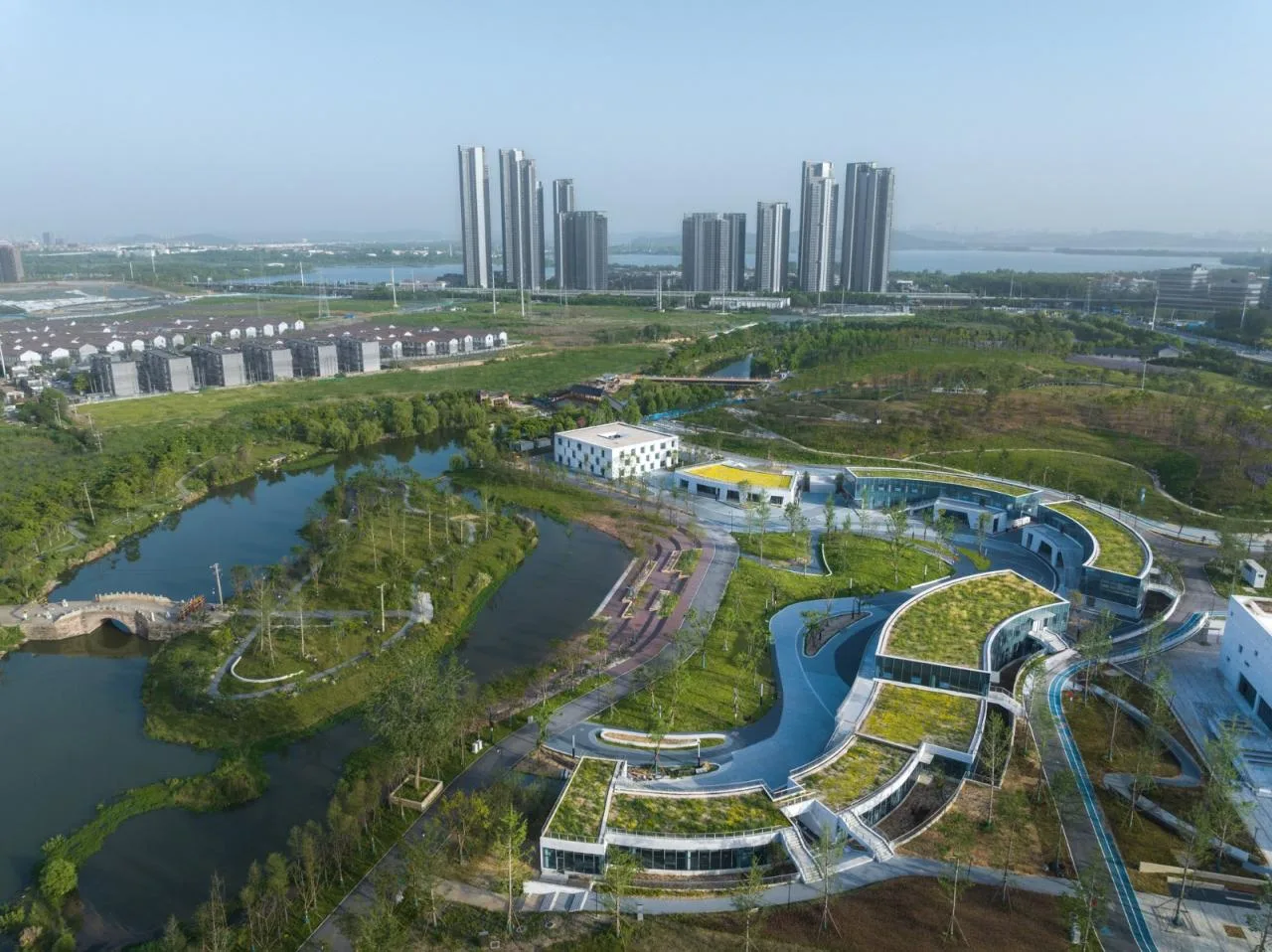 BIM Architecture | Wuhan Sponge Park Study+Visitor Center/UAO Ruituo Design
