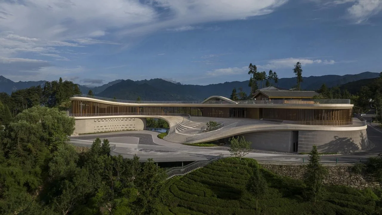 BIM Architecture | Three Gorges Tea Tourism Town Exhibition Center/Architecture Camp Design Studio