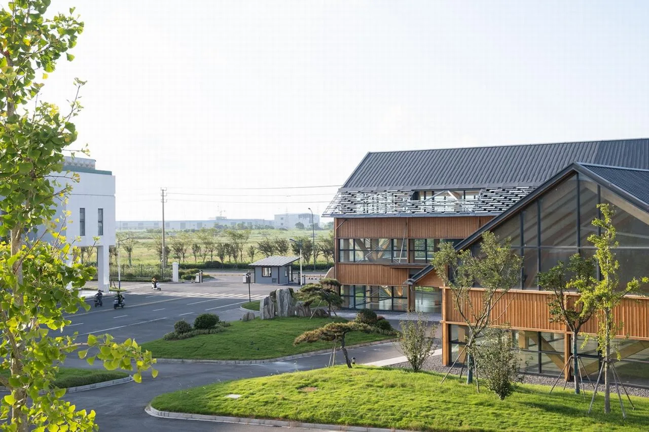 BIM Architecture | Wooden Home - Dafeng Wooden Structure R&D Center/CATS