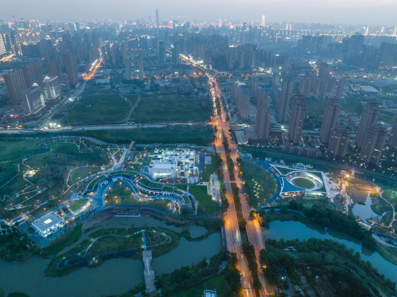 BIM Architecture | Wuhan Sponge Park Study+Visitor Center/UAO Ruituo Design