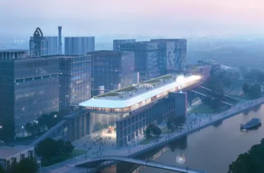 BIM Architecture | MAD’s Design Proposal for Renovating the 10,000 sqm Warehouse at Shanghai Zhangjiang Cement Plant-BIM WORLD