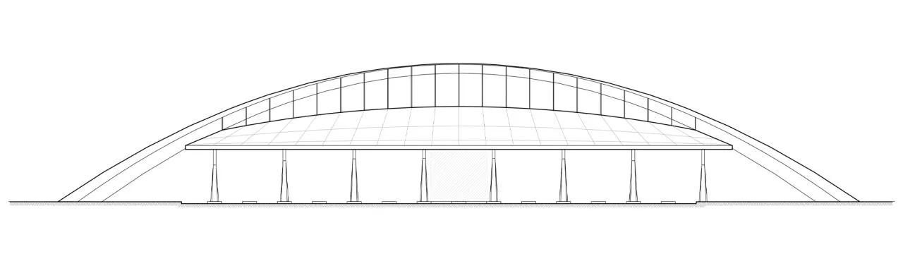 BIM Architecture | Hangzhou Ningbo Expressway Shaoxing Toll Station/Ren Tian Architecture