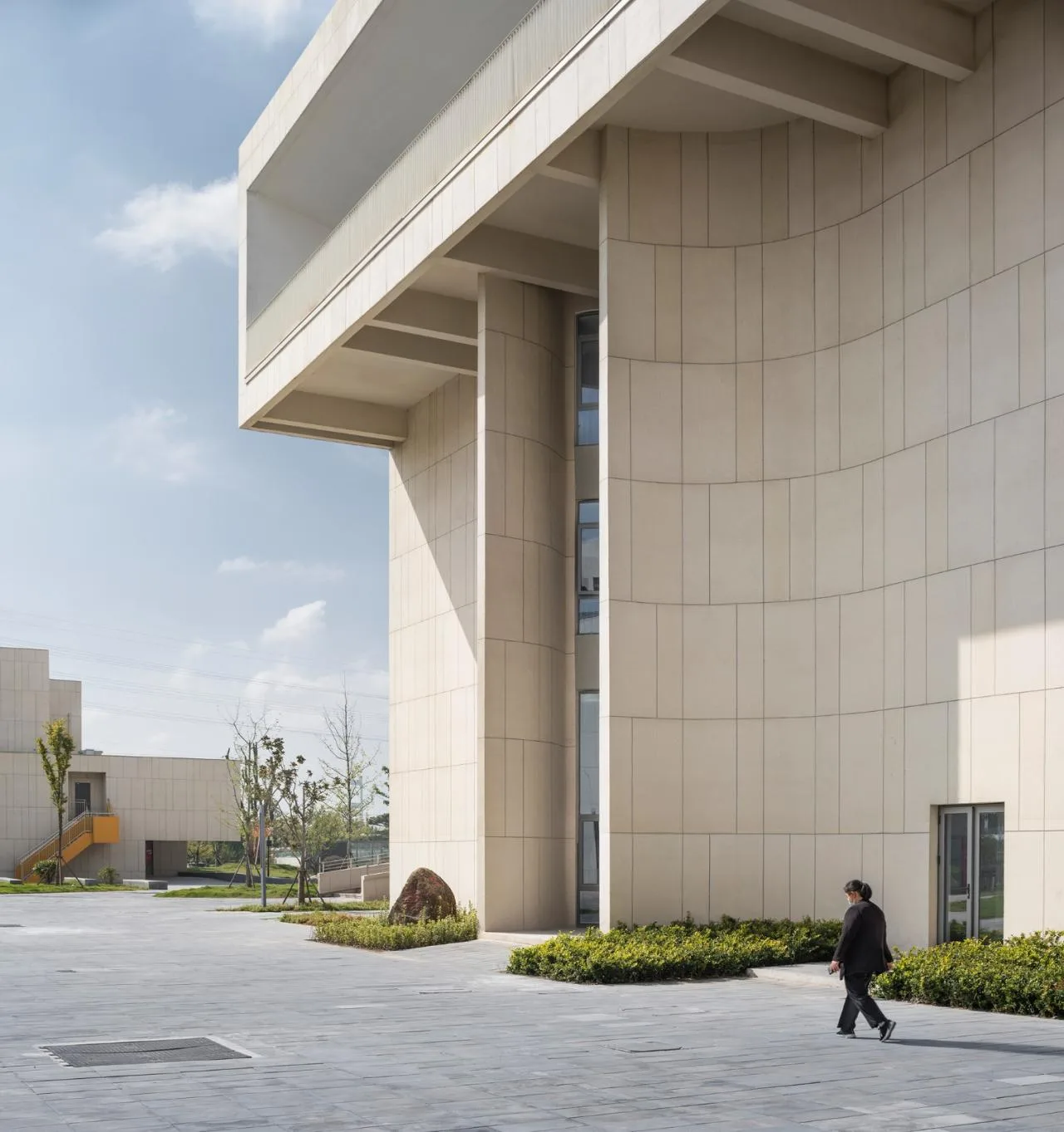 BIM Architecture | Jiangsu Jingjiang Senior High School New Campus/Rong Chaohui Studio