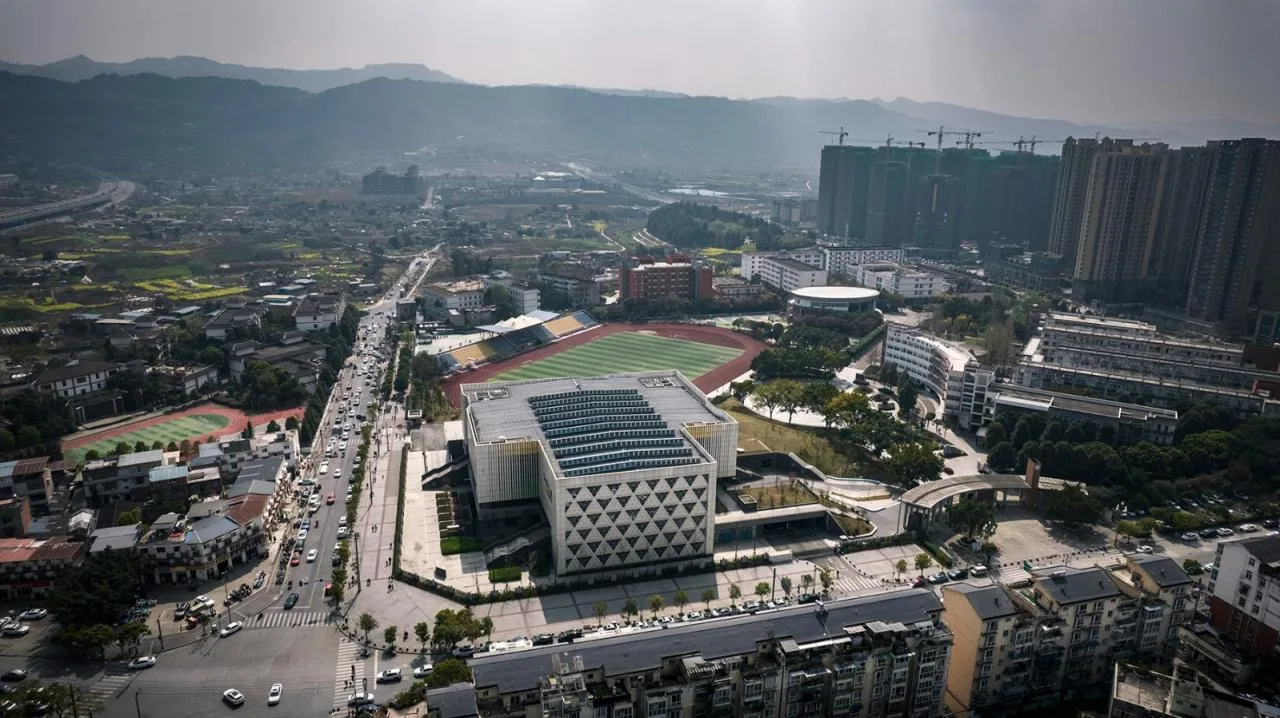 BIM Architecture | Longquan Middle School Gymnasium/China Southwest Architectural Design and Research Institute Co., Ltd