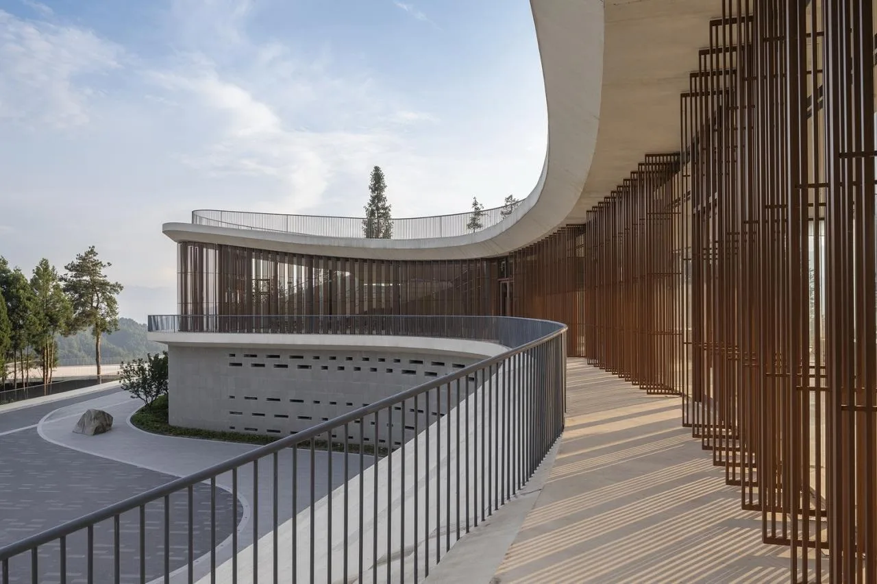 BIM Architecture | Three Gorges Tea Tourism Town Exhibition Center/Architecture Camp Design Studio