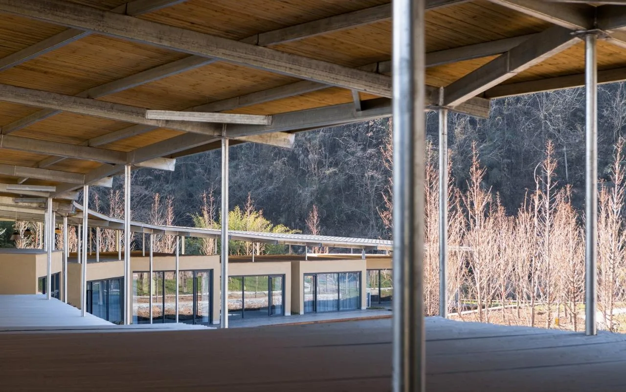 BIM Architecture | Wufu Mountain and Water Dragon Family Banquet Restaurant/Lowercase Architecture