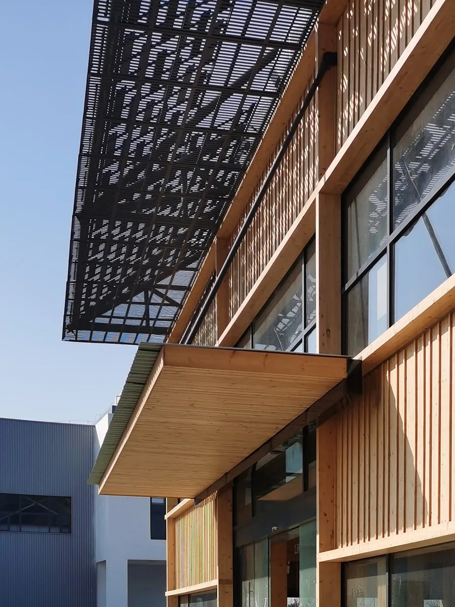 BIM Architecture | Wooden Home - Dafeng Wooden Structure R&D Center/CATS