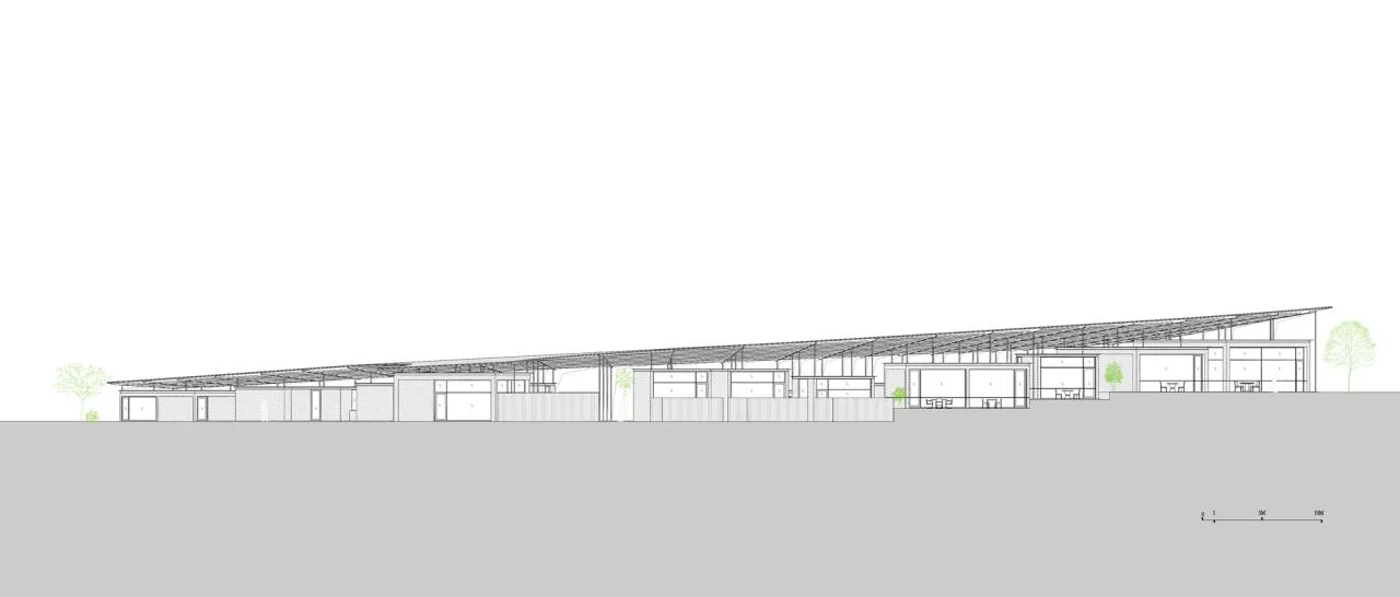 BIM Architecture | Wufu Mountain and Water Dragon Family Banquet Restaurant/Lowercase Architecture