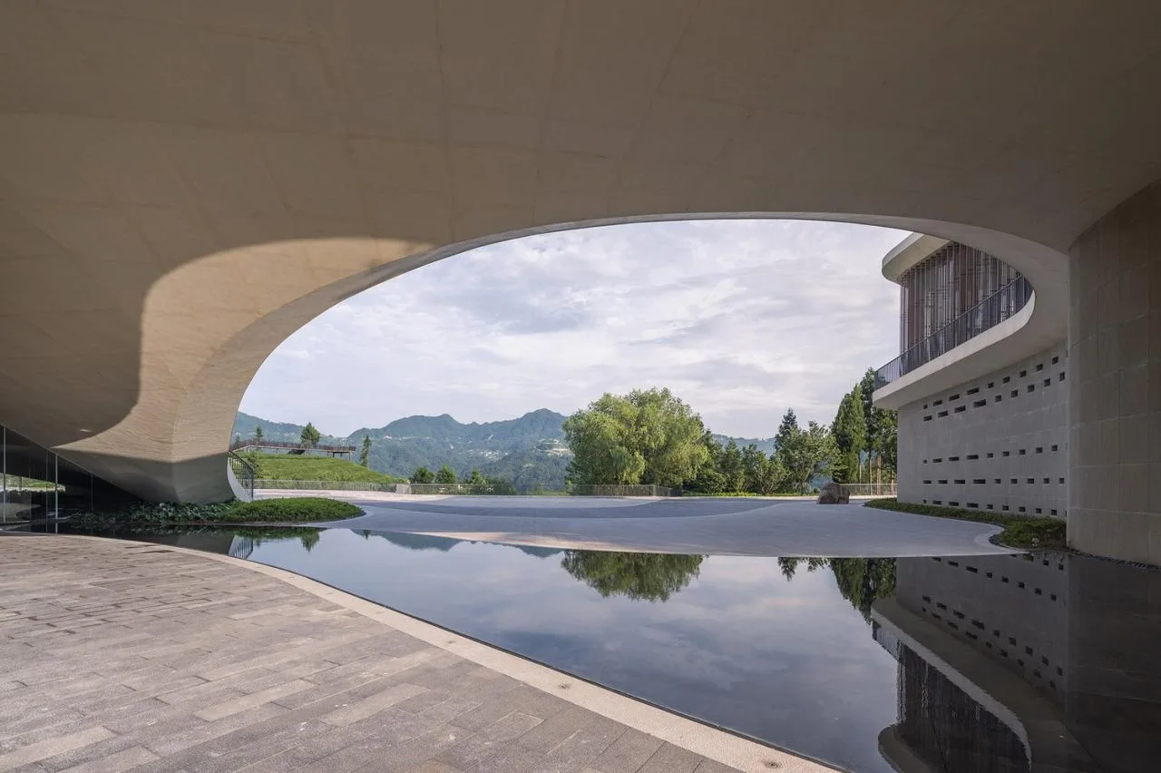 BIM Architecture | Three Gorges Tea Tourism Town Exhibition Center/Architecture Camp Design Studio