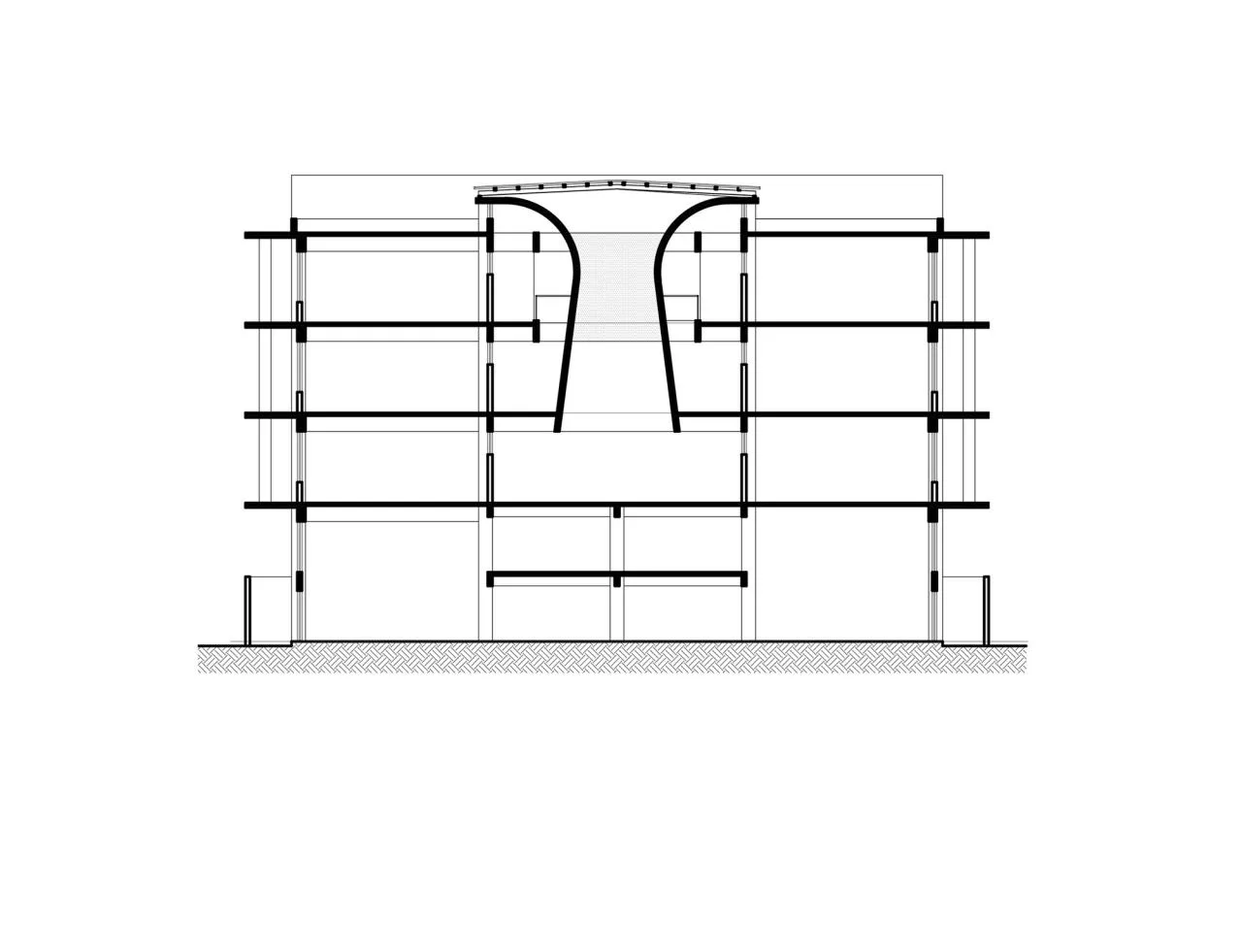 BIM Architecture | Jiangsu Jingjiang Senior High School New Campus/Rong Chaohui Studio