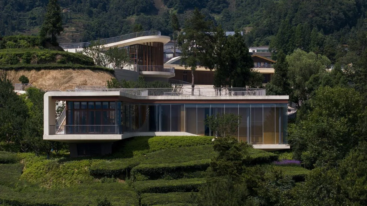 BIM Architecture | Three Gorges Tea Tourism Town Exhibition Center/Architecture Camp Design Studio