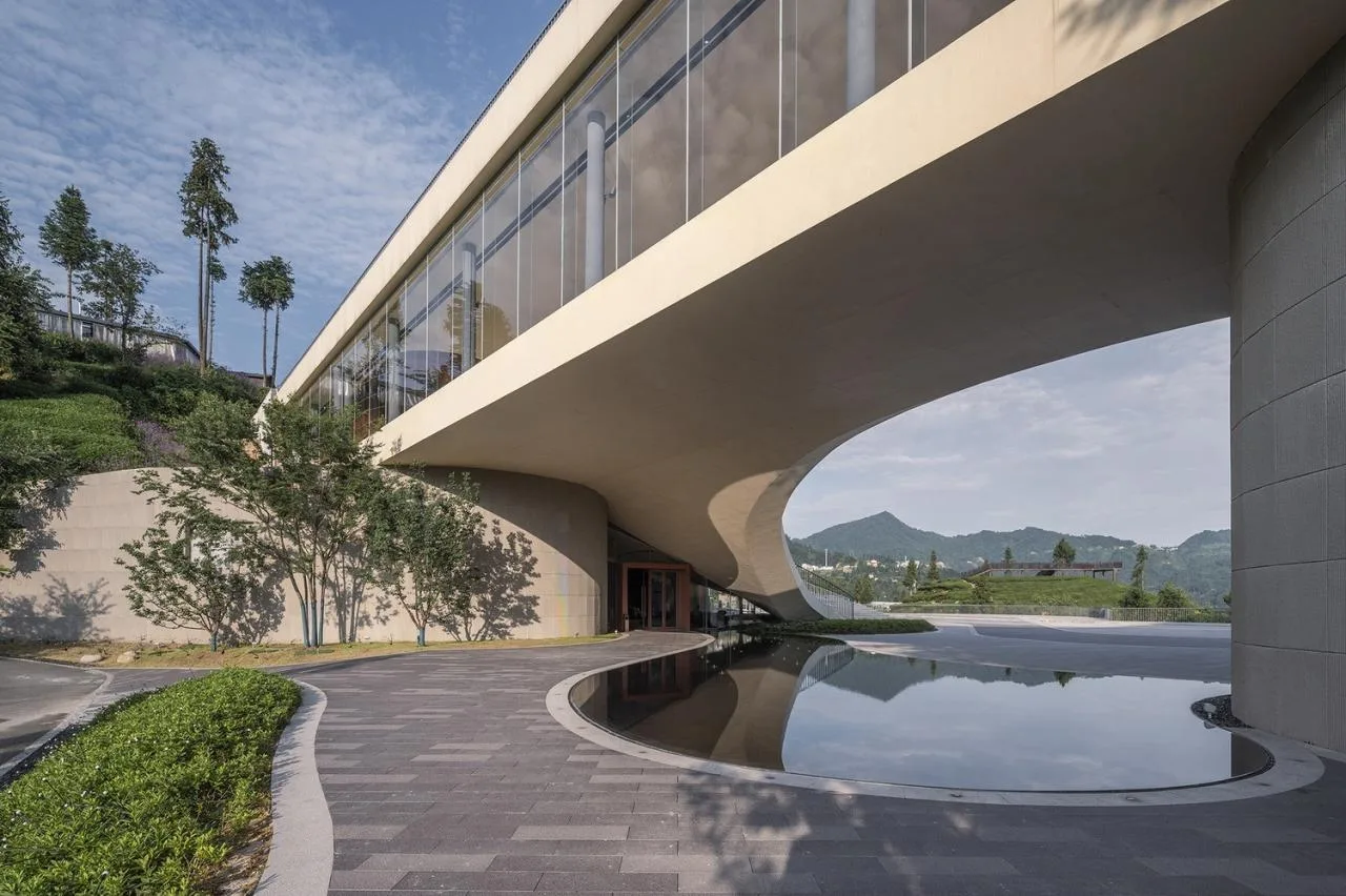 BIM Architecture | Three Gorges Tea Tourism Town Exhibition Center/Architecture Camp Design Studio