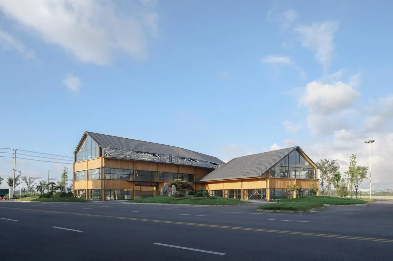 BIM Architecture | Wooden Home - Dafeng Wooden Structure R&D Center/CATS