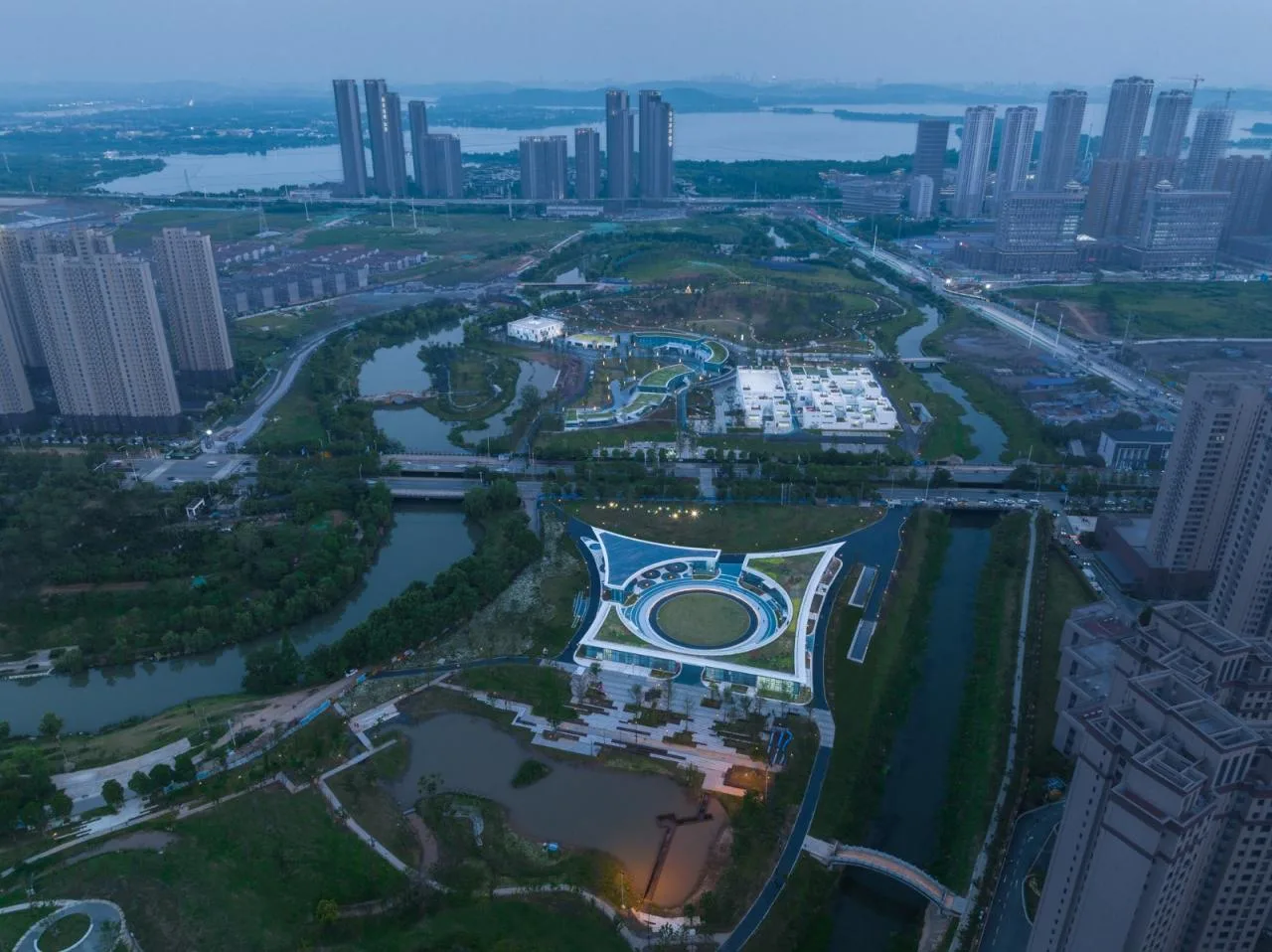 BIM Architecture | Wuhan Sponge Park Study+Visitor Center/UAO Ruituo Design