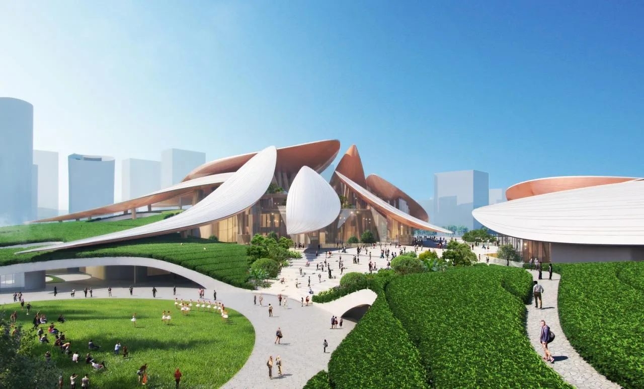 BIM Architecture | Anji 'Two Mountains' Future Science and Technology City Cultural and Art Center/MAD Ma Yansong's New Work
