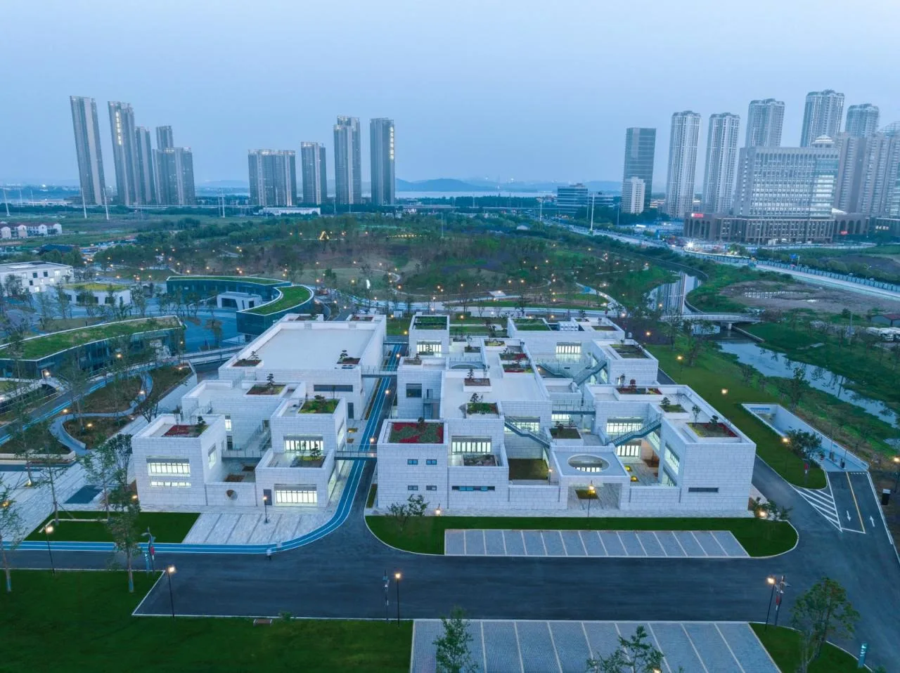 BIM Architecture | Wuhan Sponge Park Study+Visitor Center/UAO Ruituo Design