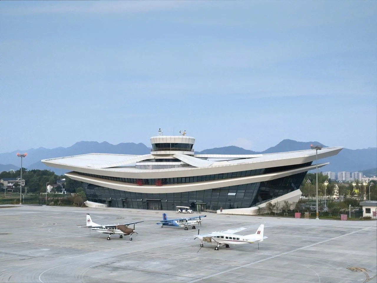 BIM Architecture | Hangzhou Asian Games Supporting Facilities: Qiandao Lake General Airport Terminal/Jinglan Building