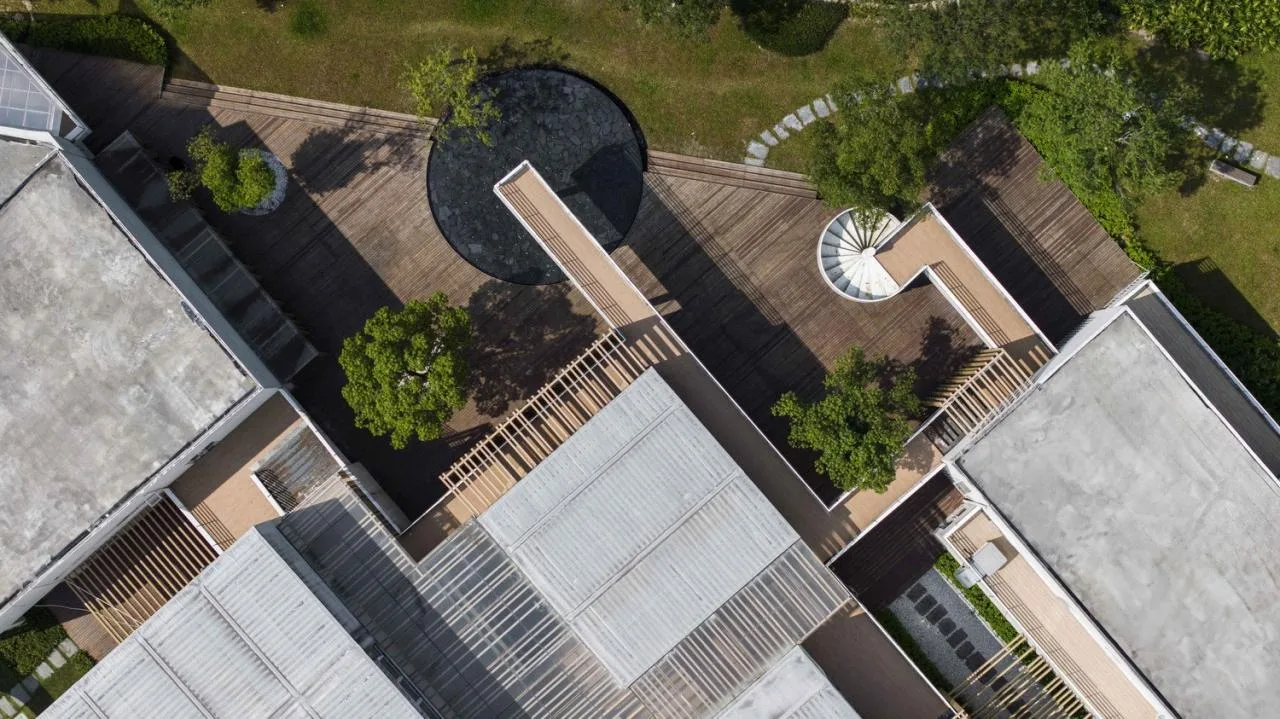 BIM Architecture | Multi level 'Lightness': Huangma Rural Revitalization Workstation and Rural Reception Room/Three dimensional Architecture