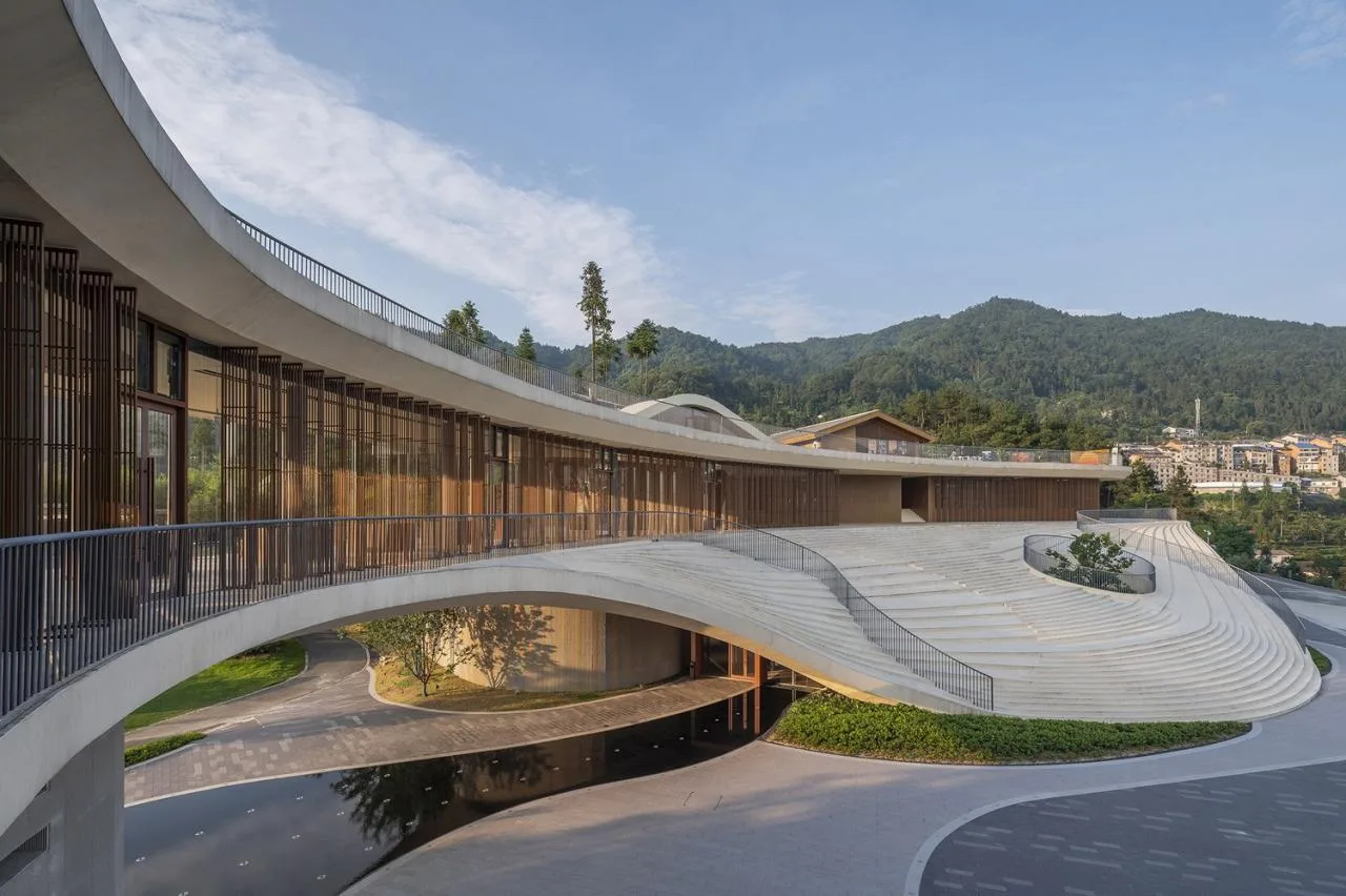 BIM Architecture | Three Gorges Tea Tourism Town Exhibition Center/Architecture Camp Design Studio