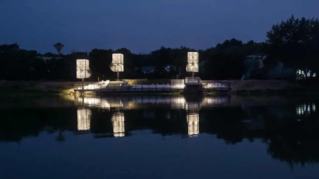 BIM Architecture | 'Wind Rises' Installation, Jingshi Guang River Embankment Renovation/School of Building and Planning, Huazhong University of Science and Technology+Qing · Weishe Studio