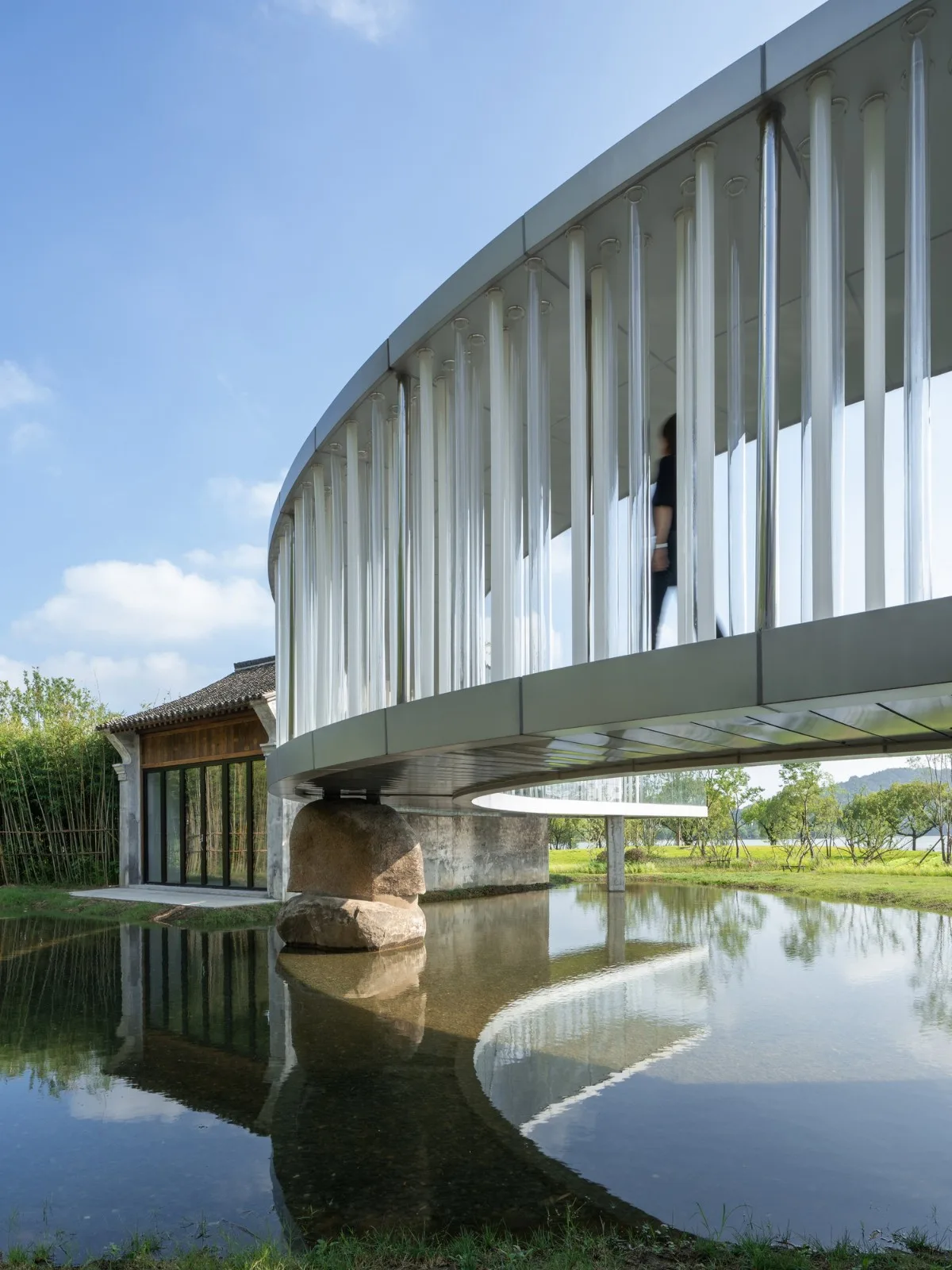 BIM Architecture | Nanbei Lake Lakeside Tea Room/Ten Domain Architecture