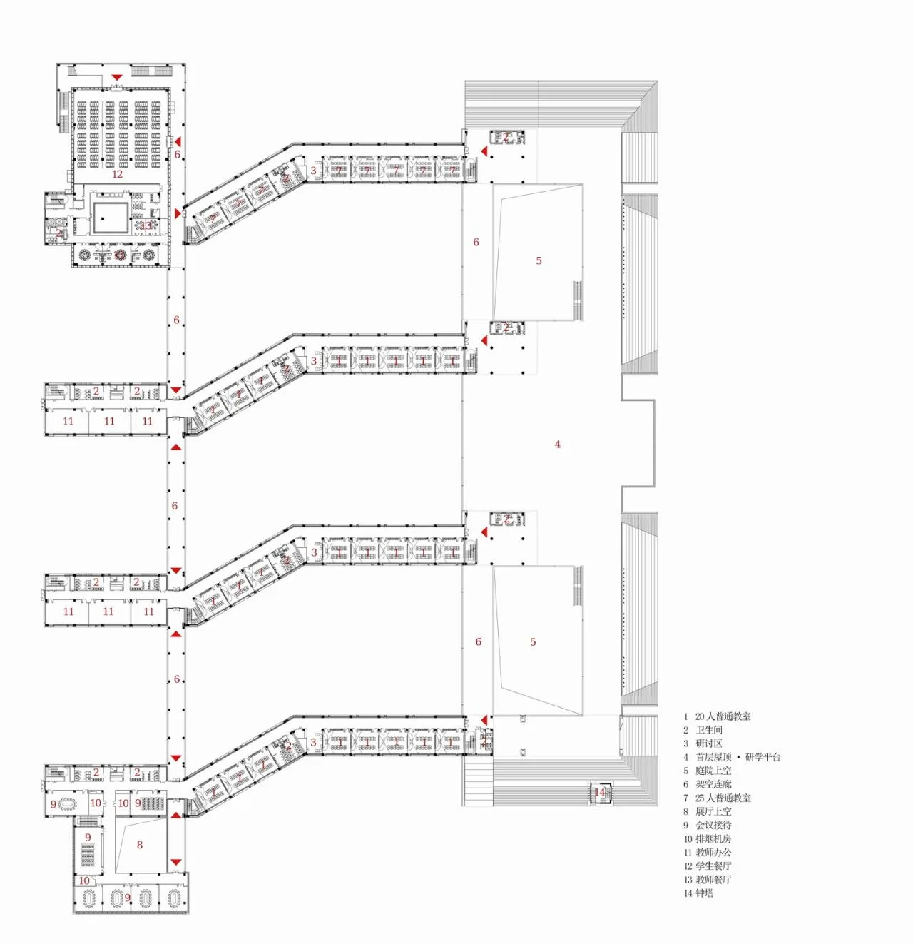 BIM Architecture | Bohai Experimental School (Ministry of Basic Education)/Institute of Architectural Design and Research, Chinese Academy of Sciences