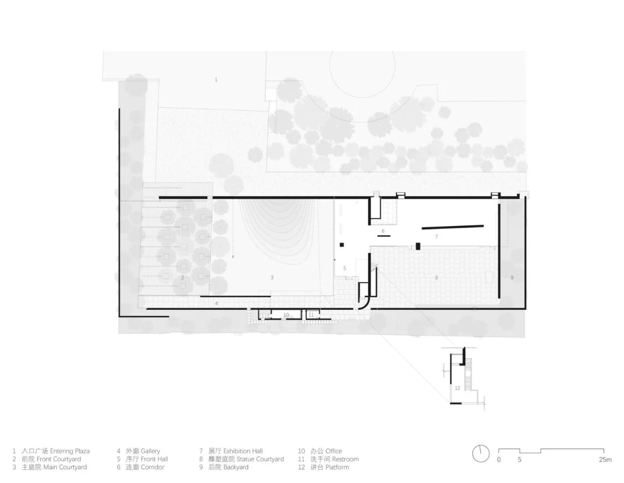 BIM Architecture | Tao Yiqiu Memorial Hall/Dashe Architectural Design Firm
