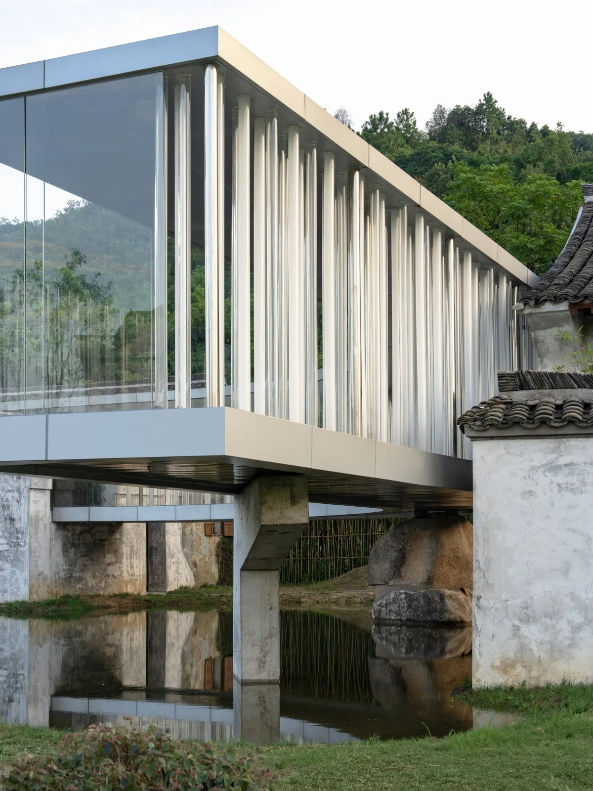 BIM Architecture | Nanbei Lake Lakeside Tea Room/Ten Domain Architecture