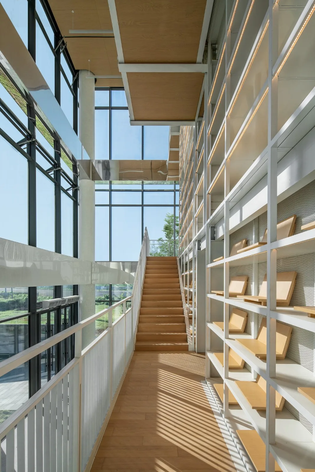 BIM Architecture | Shouchuang Heyuan Pinggu New City Rental Housing Community Library/Yan Yang Architectural Design