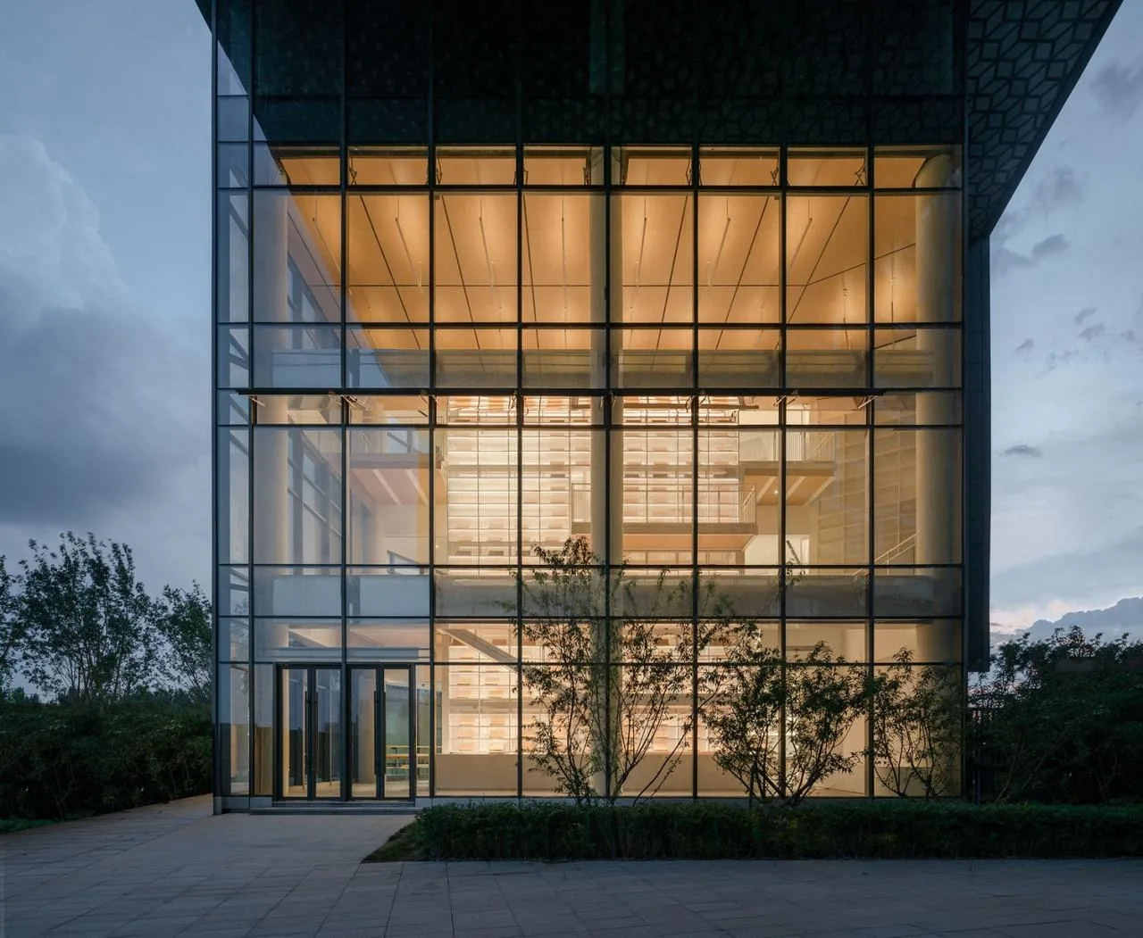 BIM Architecture | Shouchuang Heyuan Pinggu New City Rental Housing Community Library/Yan Yang Architectural Design