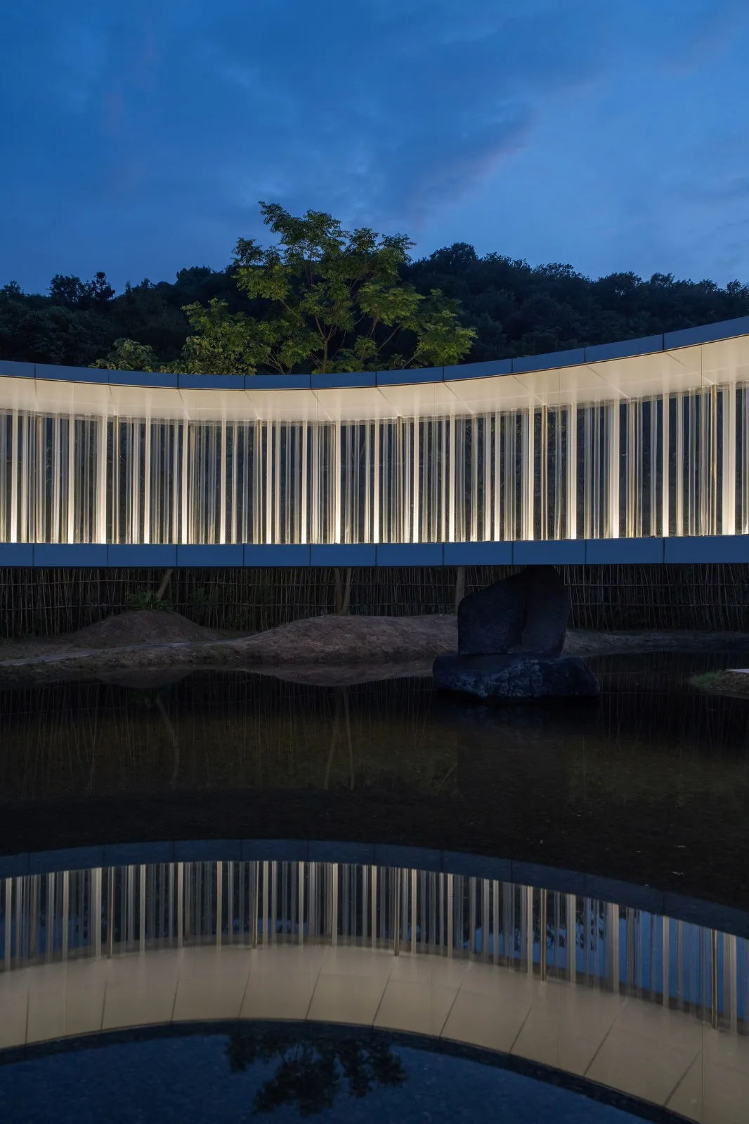 BIM Architecture | Nanbei Lake Lakeside Tea Room/Ten Domain Architecture
