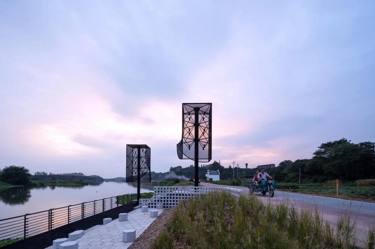 BIM Architecture | 'Wind Rises' Installation, Jingshi Guang River Embankment Renovation/School of Building and Planning, Huazhong University of Science and Technology+Qing · Weishe Studio