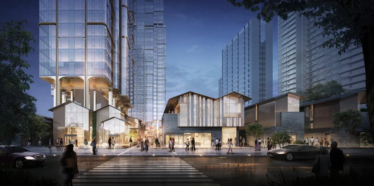 BIM Architecture | Chengdu 'Excellence • Dianjiangtai No. 79' Urban Renewal Complex/Meng Fanhao line+Architectural Firm