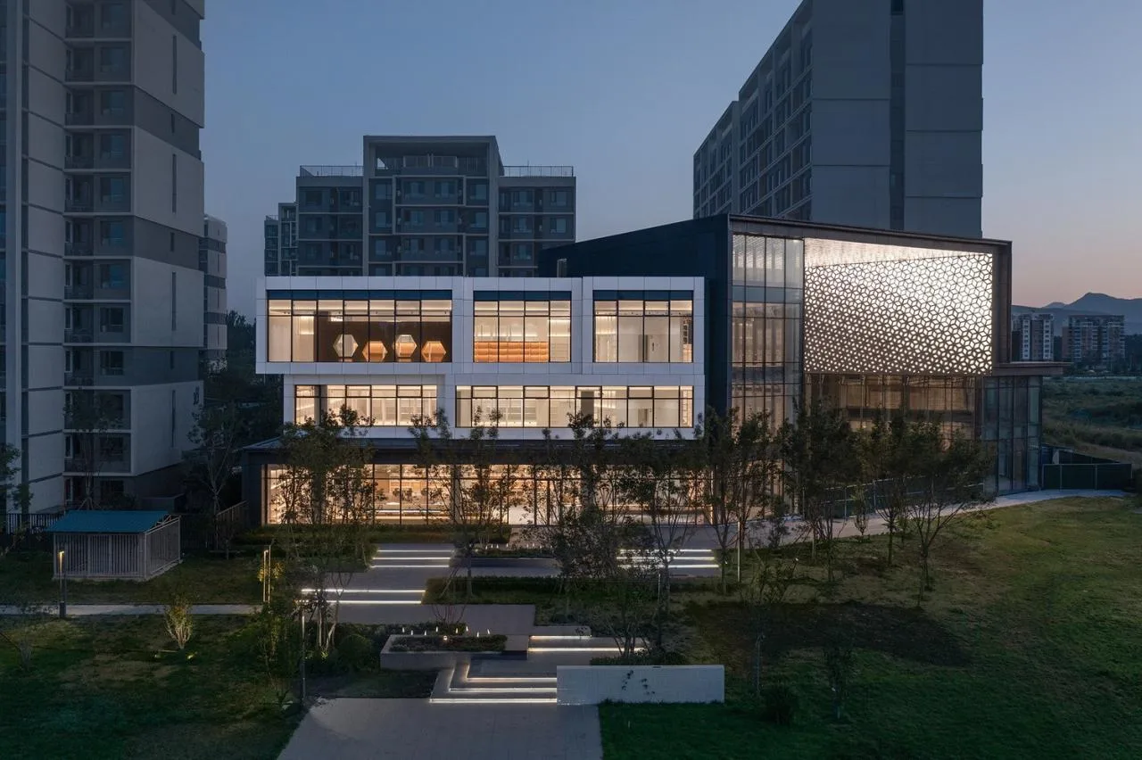BIM Architecture | Shouchuang Heyuan Pinggu New City Rental Housing Community Library/Yan Yang Architectural Design
