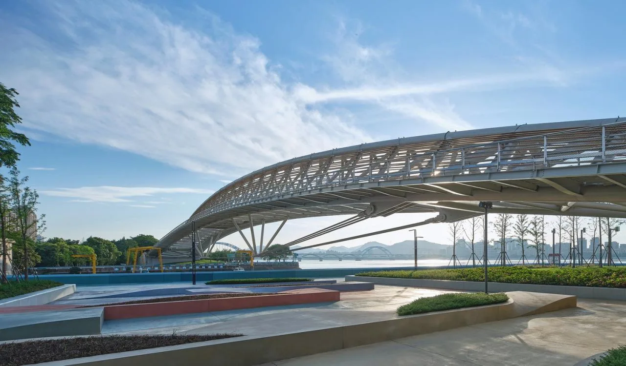 BIM Architecture | Hangzhou Binjiang Public Space · Silk Bridge/Tongji Original Design Studio