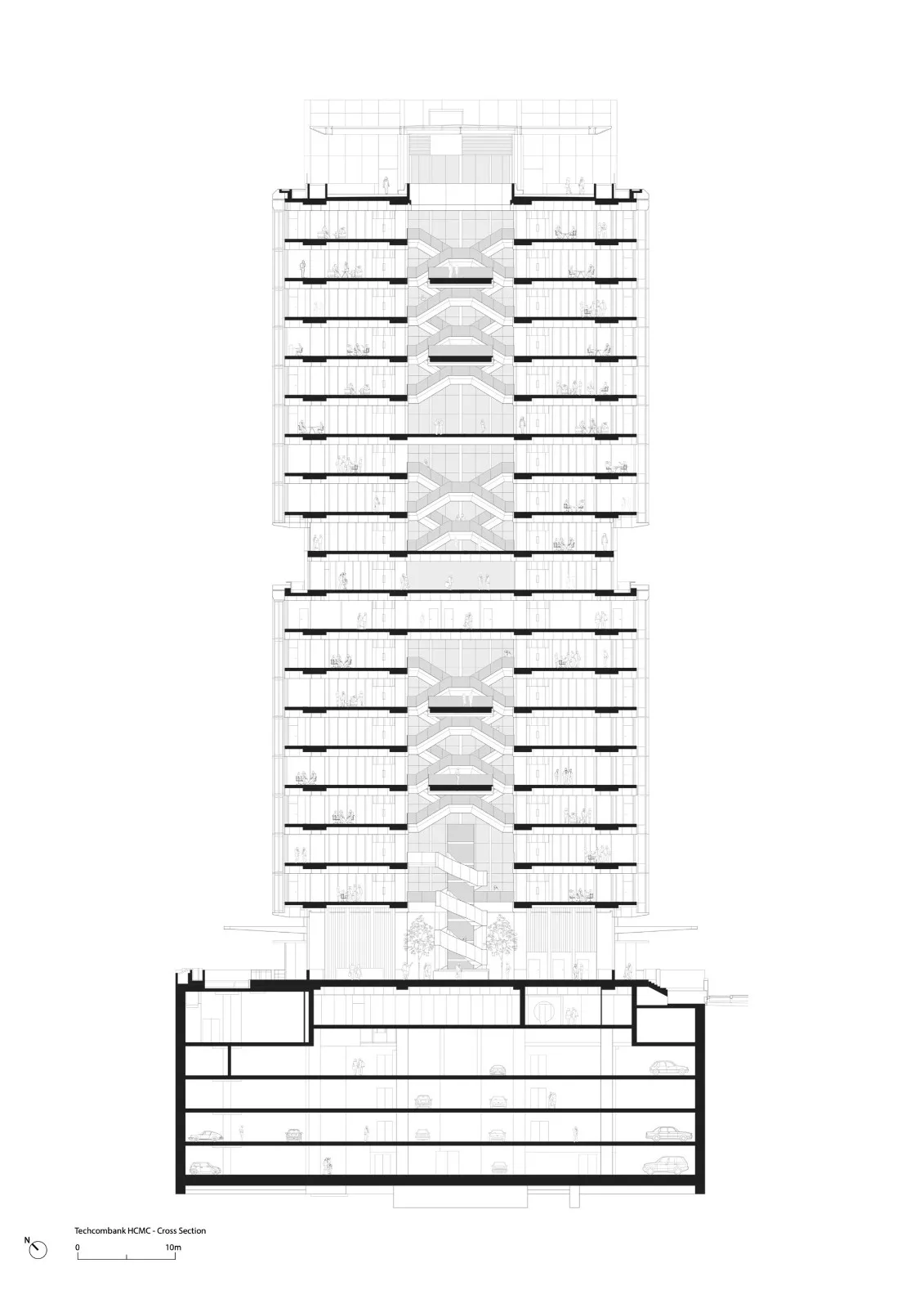 BIM Architecture | Ho Chi Minh City Technology Bank Headquarters/Foster+Partners
