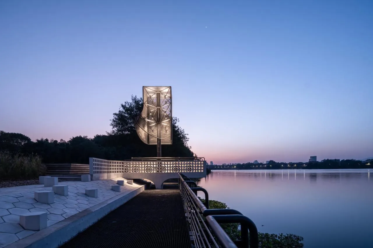 BIM Architecture | 'Wind Rises' Installation, Jingshi Guang River Embankment Renovation/School of Building and Planning, Huazhong University of Science and Technology+Qing · Weishe Studio