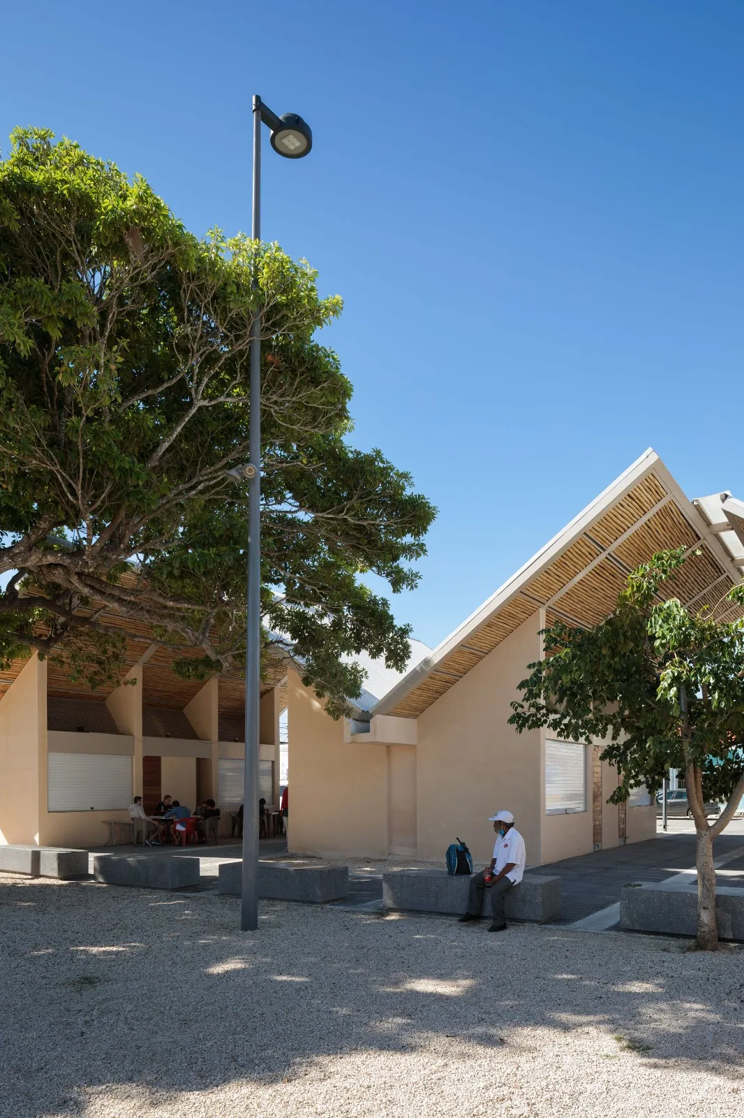 BIM Architecture | Shaded Space, Stand for Cooling: Chicxulub Square/Estudio MMX