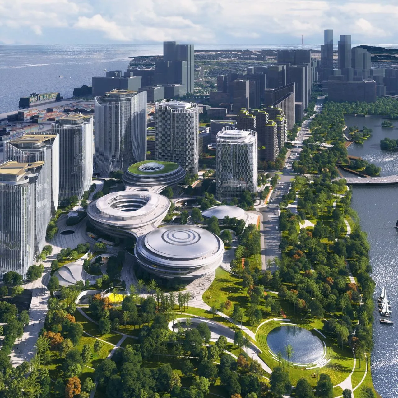 BIM Architecture | "Floating" Tencent Headquarters Park 04 Plot/Ma Yansong MAD