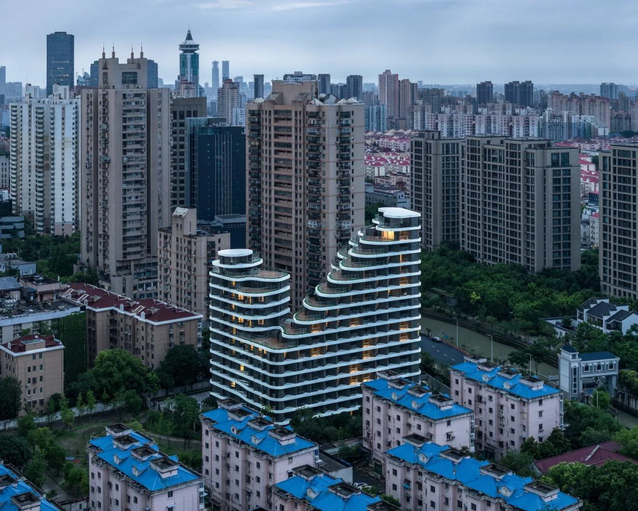 BIM Architecture | Shanghai Pudong Jiahua E18 Innovative Residence/EID Arch+Shanghai Tianhua Architectural Design+Aedas
