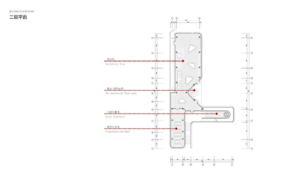 Second floor plan - BIM Architecture | Shanghai New Frontier