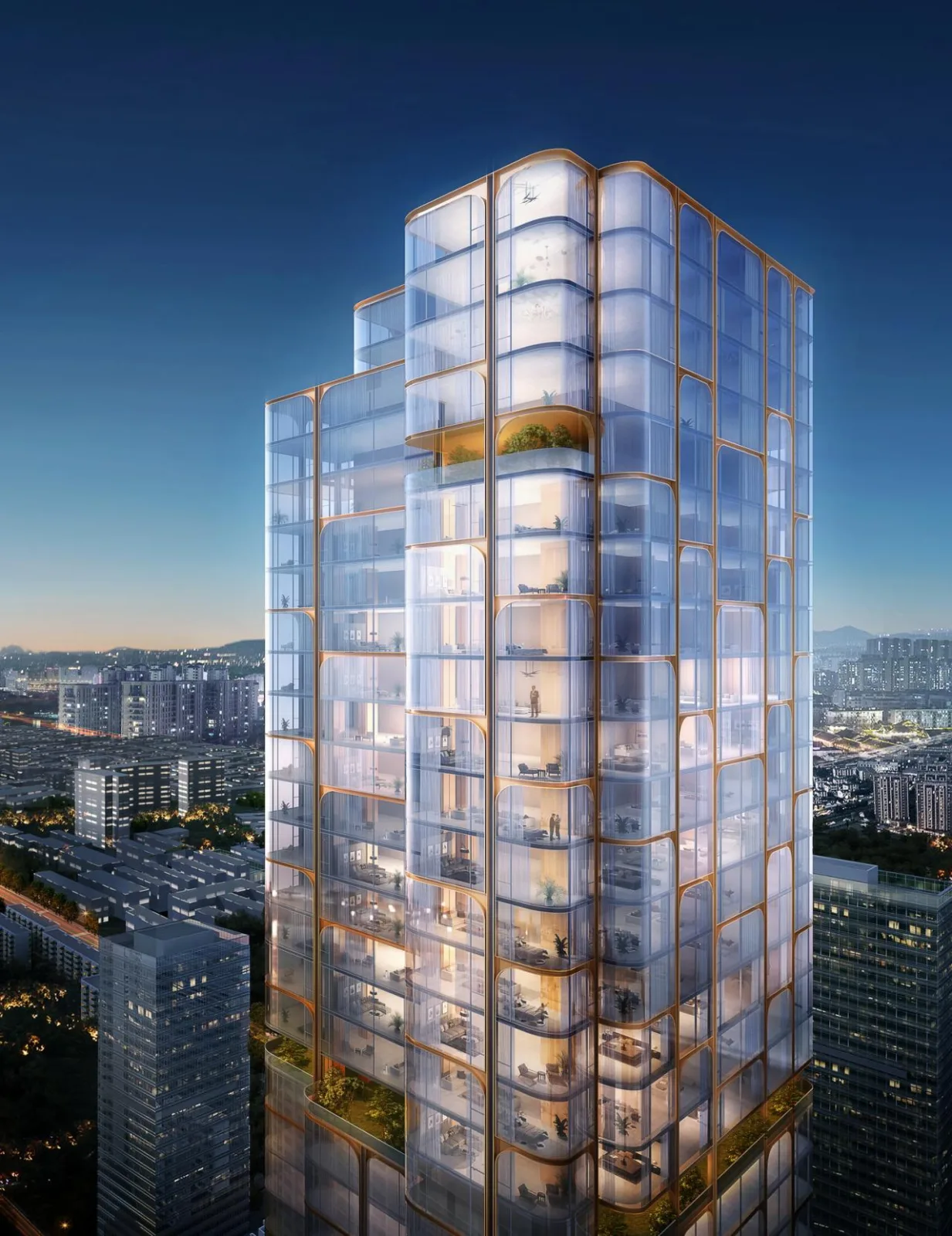 BIM Architecture | Chengdu 'Excellence • Dianjiangtai No. 79' Urban Renewal Complex/Meng Fanhao line+Architectural Firm