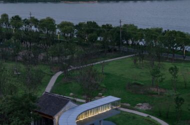 BIM Architecture: Lakeside Tea Room at Nanbei Lake by Ten Domain Architecture-BIM WORLD