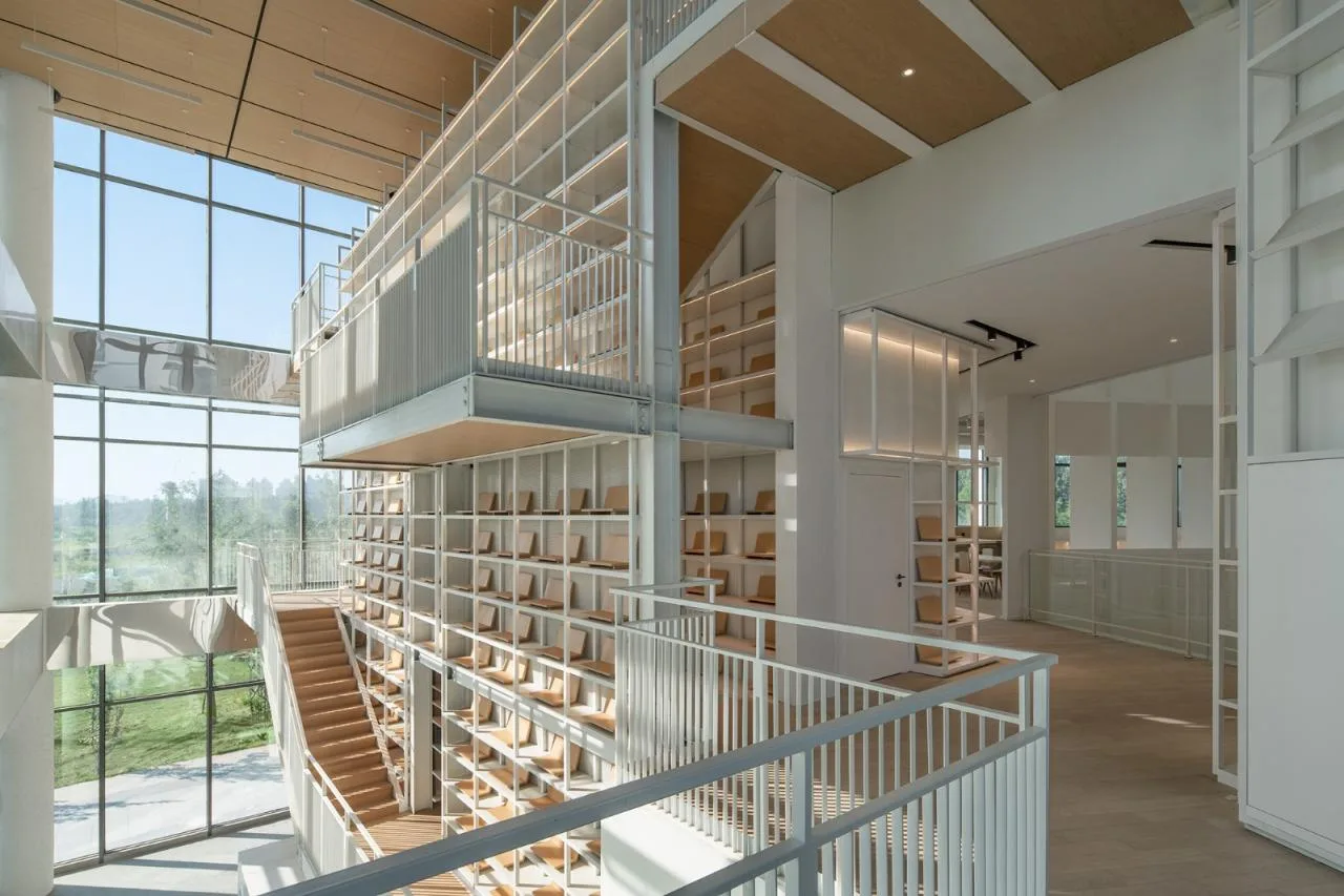 BIM Architecture | Shouchuang Heyuan Pinggu New City Rental Housing Community Library/Yan Yang Architectural Design