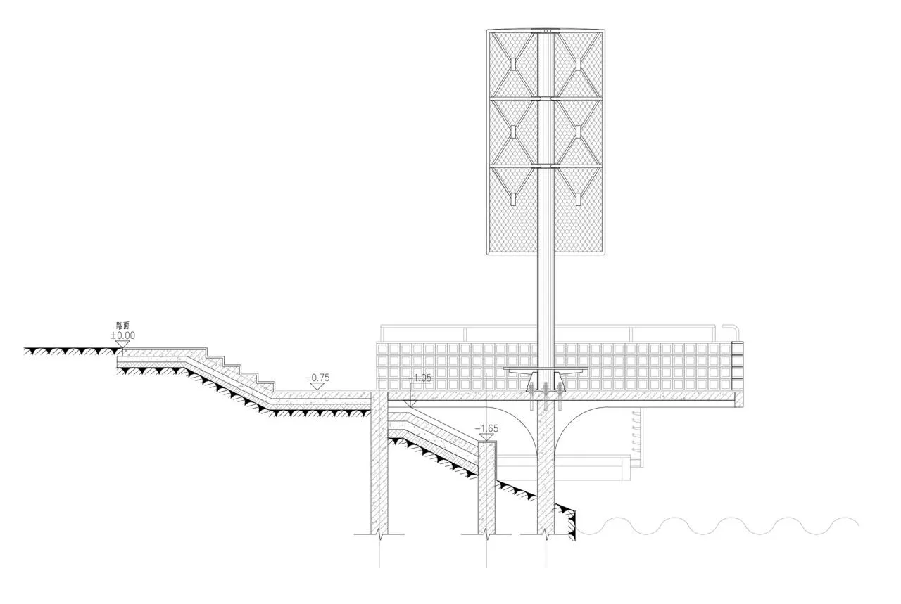 BIM Architecture | 'Wind Rises' Installation, Jingshi Guang River Embankment Renovation/School of Building and Planning, Huazhong University of Science and Technology+Qing · Weishe Studio