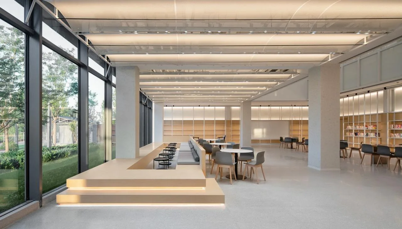 BIM Architecture | Shouchuang Heyuan Pinggu New City Rental Housing Community Library/Yan Yang Architectural Design