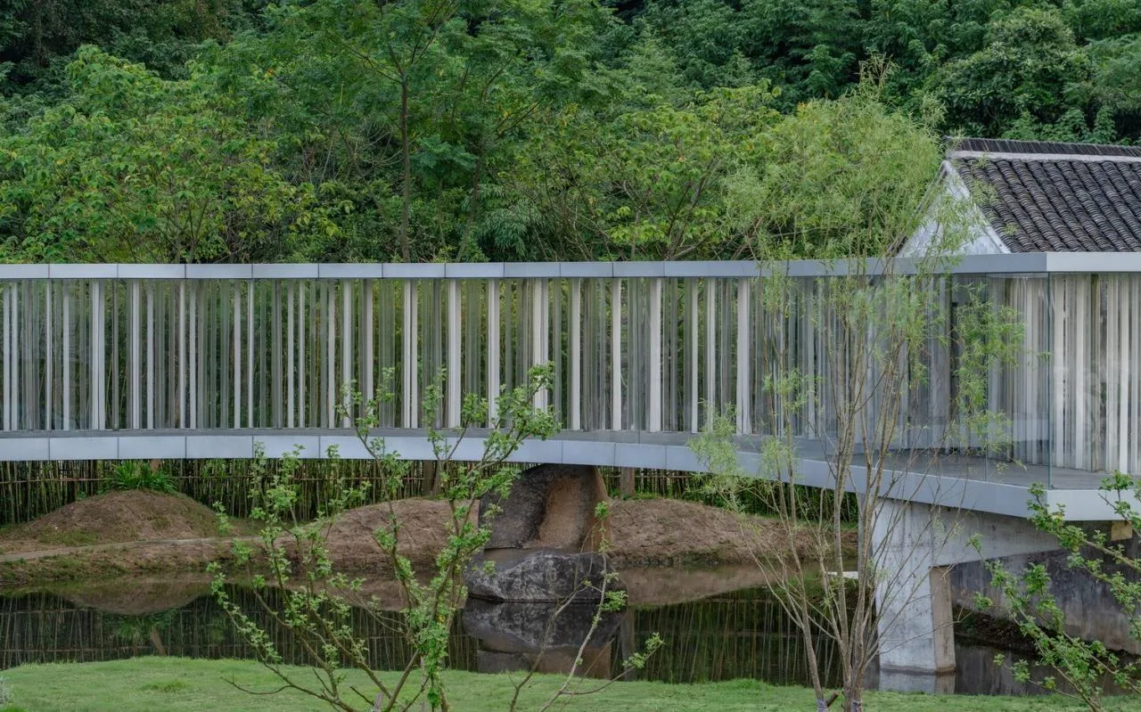 BIM Architecture | Nanbei Lake Lakeside Tea Room/Ten Domain Architecture